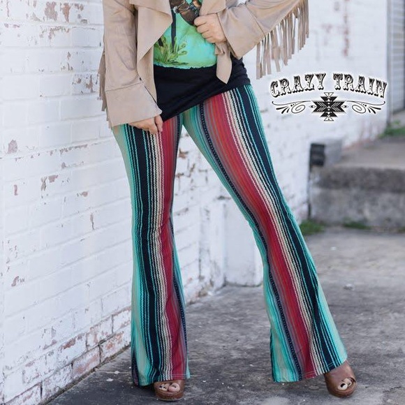 serape bell bottom pants